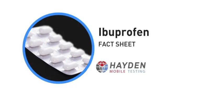 Ibuprofen Fact Sheet - Workplace Testing Service - Hayden Health & Safety